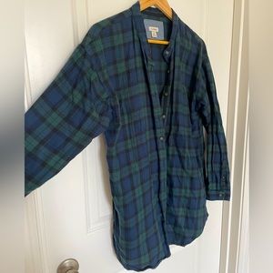 LLBean tunic with pockets. This is longer than a normal shirt but not a dress